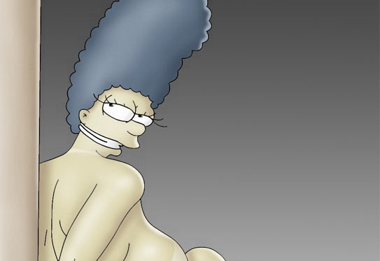 Marge Simpson horny comix