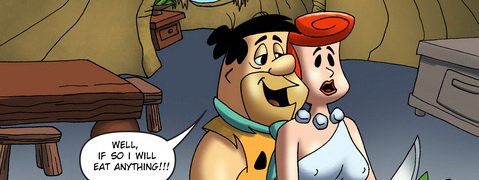 Cartoon xxx of the Flintstones